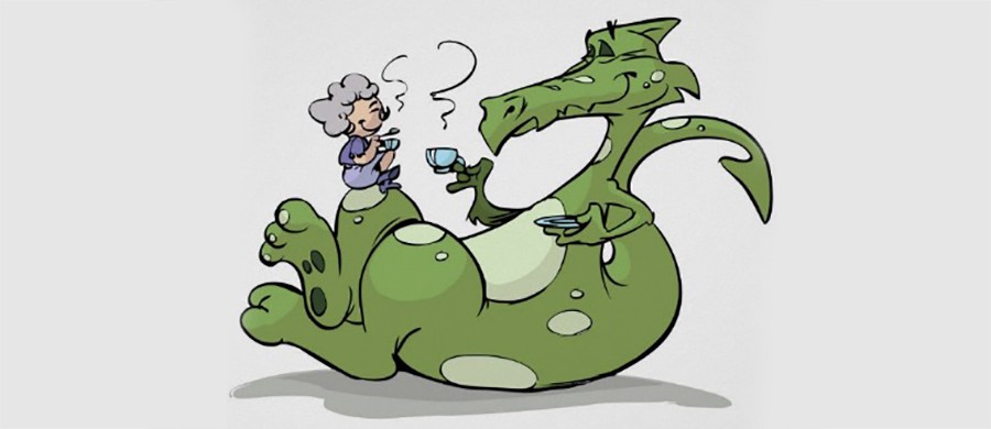 Драконы тоже любят чай. Чай Улун в дословном переводе с китайского обозначает Тёмный дракон.