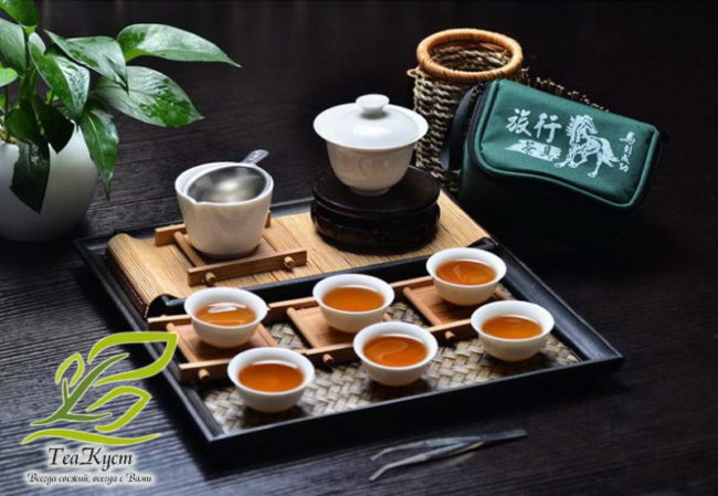 Походный набор для чаепития в китайском стиле (Белый) главное фото